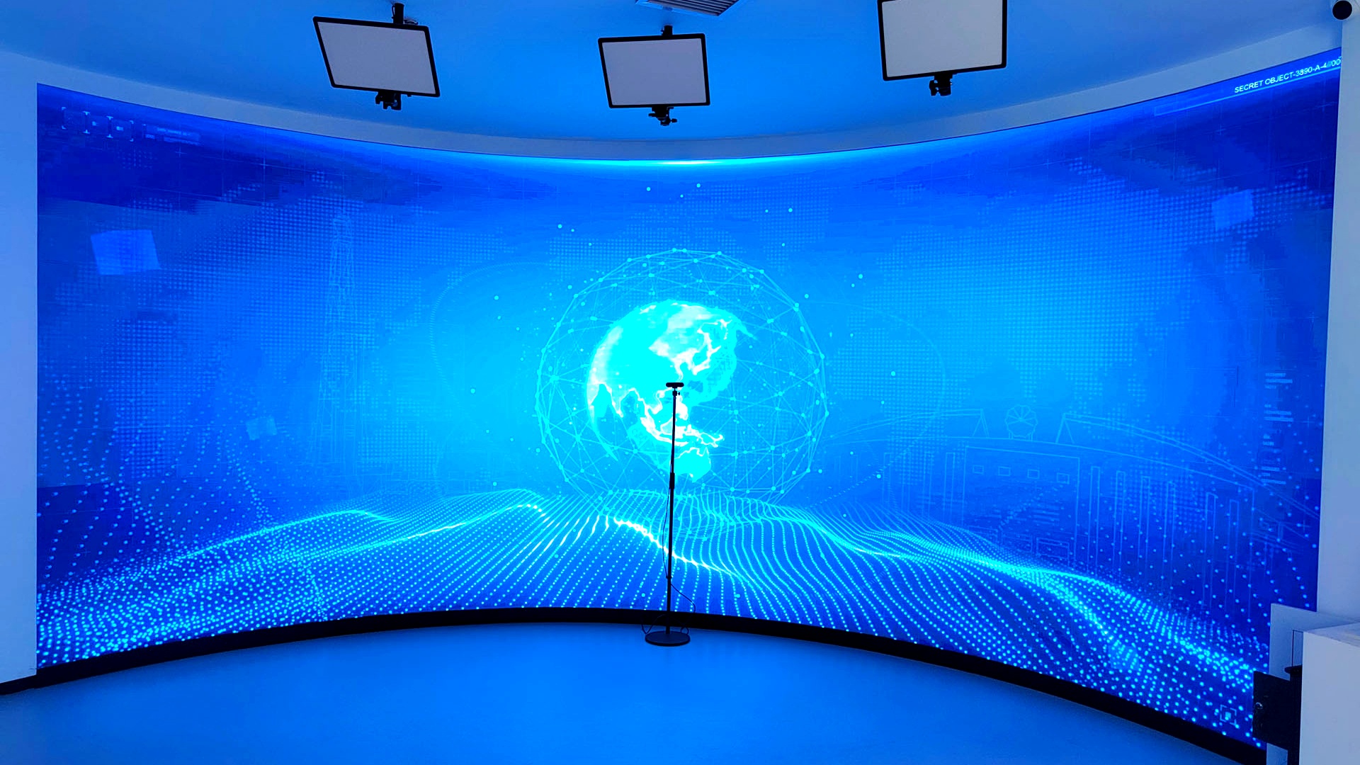 中国石油测井西安展厅LED大屏